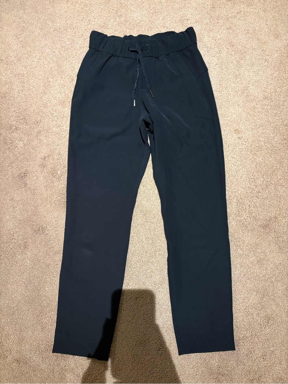 lululemon athletica black on the fly pants size 2